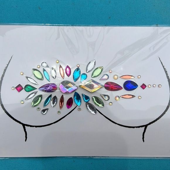 Private Label Other - Hot Body Jewels High Quality Sticker Tattoos- Actual Gems